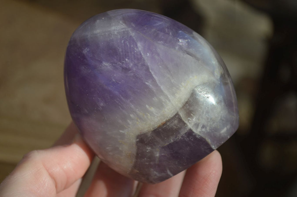 Polished Amethyst Standing Free Forms x 4 From Madagascar - Toprock Gemstones and Minerals 