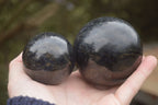Polished Rare Iolite Spheres x 3 From Ambatofinandrahana, Madagascar - Toprock Gemstones and Minerals 
