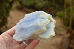 Natural Etched Blue Chalcedony Agate Specimens  x 6 From Malawi - TopRock