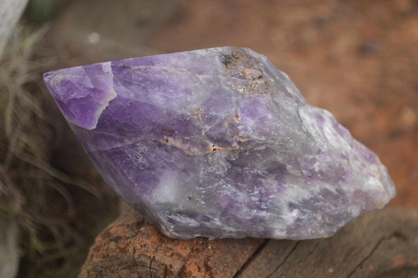 Polished "Witches Hat" Amethyst Crystals  x 4 From Zambia - TopRock