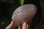 Polished Gemmy Pink Rose Quartz Standing Free Forms x 3 From Antsirabe, Madagascar - Toprock Gemstones and Minerals 