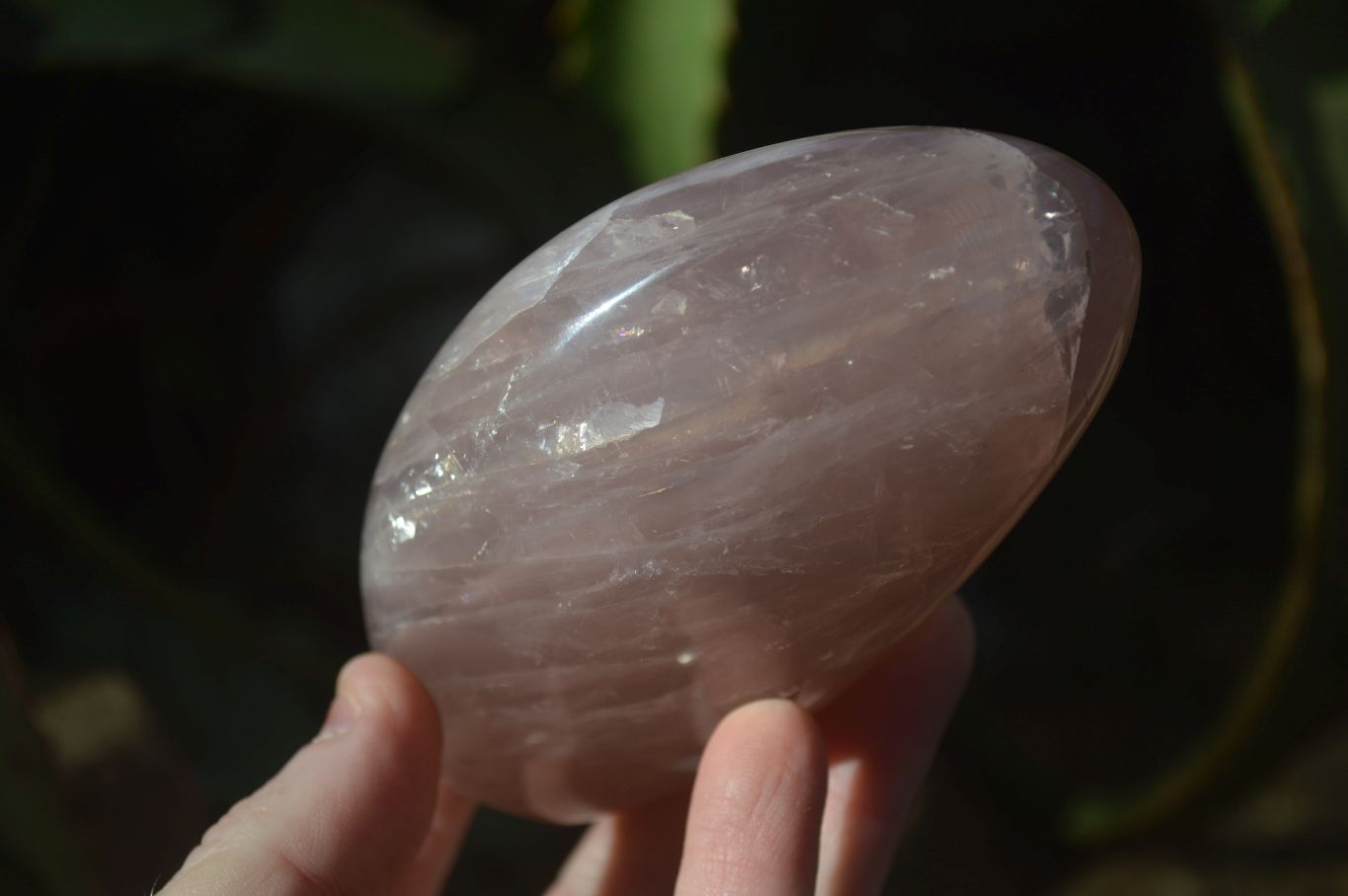 Polished Gemmy Pink Rose Quartz Standing Free Forms x 3 From Antsirabe, Madagascar - Toprock Gemstones and Minerals 