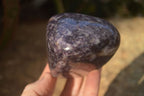 Polished  Lovely Purple Lepidolite Standing Free Forms  x 4 From Zimbabwe - Toprock Gemstones and Minerals 