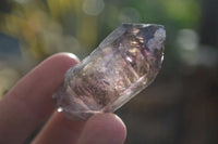 Natural Window Amethyst Quartz Crystals  x 12 From Chiredzi, Zimbabwe - Toprock Gemstones and Minerals 