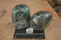 Polished Emerald In Matrix Standing Free Forms x 4 From Sandawana, Zimbabwe - TopRock