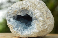Natural Deep Blue Celestite Geode Specimen  x 1 From Sakoany, Madagascar - TopRock