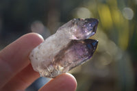 Natural Window Amethyst Quartz Crystals  x 12 From Chiredzi, Zimbabwe - Toprock Gemstones and Minerals 