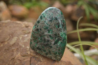 Polished Emerald In Matrix Standing Free Forms x 4 From Sandawana, Zimbabwe - TopRock