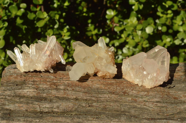 Natural Small Mixed Quartz Clusters x 35 From Madagascar - TopRock