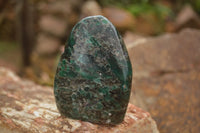 Polished Emerald In Matrix Standing Free Forms x 4 From Sandawana, Zimbabwe - TopRock
