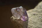 Natural Smokey Window Amethyst Crystals  x 12 From Chiredzi, Zimbabwe - Toprock Gemstones and Minerals 