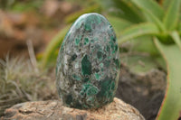Polished Emerald In Matrix Standing Free Forms x 4 From Sandawana, Zimbabwe - TopRock