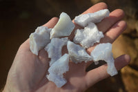Natural Etched Blue Chalcedony Specimens  x 70 From Nsanje, Malawi - Toprock Gemstones and Minerals 