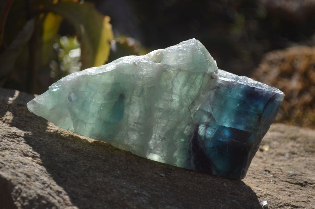 Polished Watermelon Fluorite Slices  x 2 From Uis, Namibia - Toprock Gemstones and Minerals 