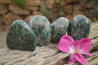 Polished Emerald In Matrix Standing Free Forms x 4 From Sandawana, Zimbabwe - TopRock
