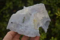 Natural Etched Blue Chalcedony Specimens  x 3 From Nsanje, Malawi - Toprock Gemstones and Minerals 