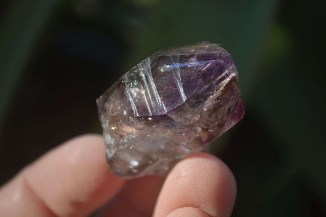 Natural Smokey Window Amethyst Crystals  x 12 From Chiredzi, Zimbabwe - Toprock Gemstones and Minerals 