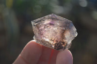 Natural Window Amethyst Quartz Crystals  x 12 From Chiredzi, Zimbabwe - Toprock Gemstones and Minerals 