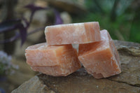 Natural New Sunset Orange Calcite Specimens  x 24 From Spitzkop, Namibia - Toprock Gemstones and Minerals 