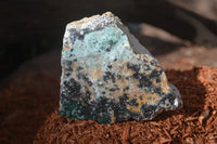 Natural Drusy Coated Chrysocolla & Malachite Dolomite Specimens x 3 From Likasi, Congo - Toprock Gemstones and Minerals 