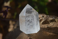 Polished Clear Quartz Crystal Points  x 6 From Madagascar - Toprock Gemstones and Minerals 