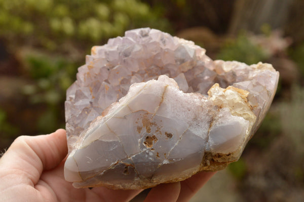 Polished Amethyst Agate Geode Free Forms  x 2 From Madagascar - TopRock