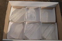 Polished Clear Quartz Crystal Points  x 6 From Madagascar - Toprock Gemstones and Minerals 
