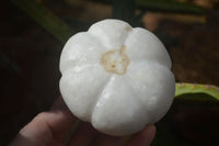 Polished Mixed Stone Pumpkin Carvings  x 3 From Zimbabwe - Toprock Gemstones and Minerals 