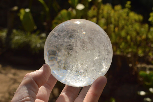 Polished Clear Quartz Crystal Balls / Spheres  x 2 From Madagascar - TopRock