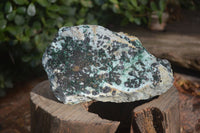 Natural Drusy Coated Chrysocolla & Malachite Dolomite Specimens x 3 From Likasi, Congo - Toprock Gemstones and Minerals 