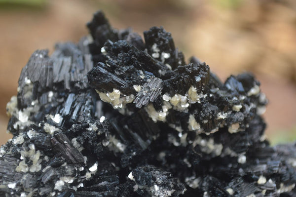 Natural Schorl Black Tourmaline Specimens x 2 From Erongo Mountains, Namibia - TopRock