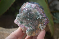 Natural Salrose & Malachite Drusy Dolomite Specimens  x 3 From Kakanda, Congo - Toprock Gemstones and Minerals 