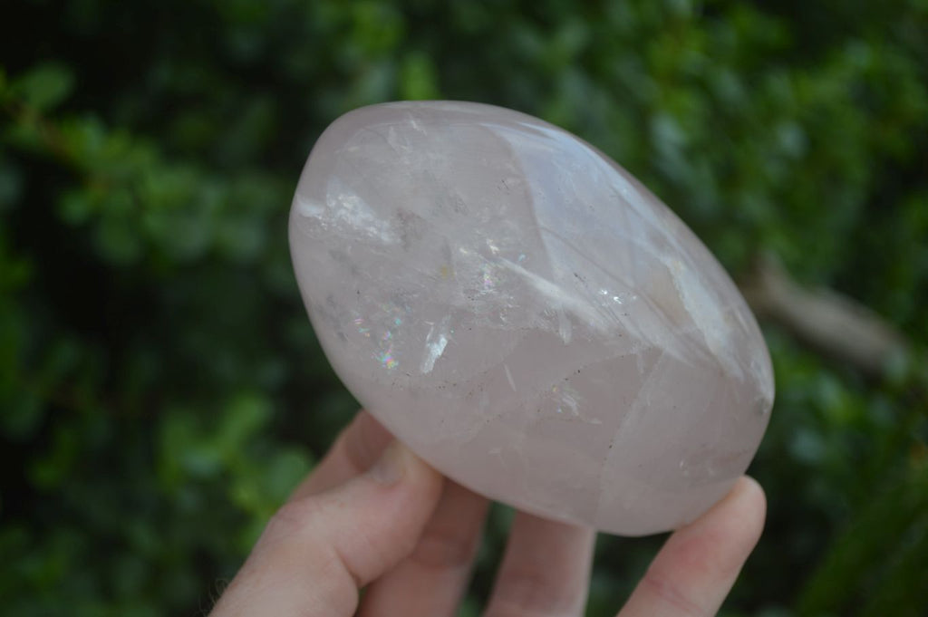 Polished Pink Rose Quartz Standing Free Forms  x 4 From Madagascar - Toprock Gemstones and Minerals 