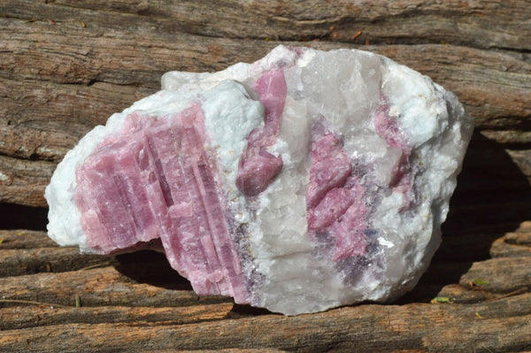 Natural Pink Tourmaline Crystals In Mica & Quartz Schist x 6 From Karibib, Namibia - TopRock