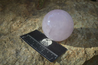 Polished Rare Star Blue Rose Quartz Spheres x 3 From Ambatondrazaka, Madagascar - Toprock Gemstones and Minerals 