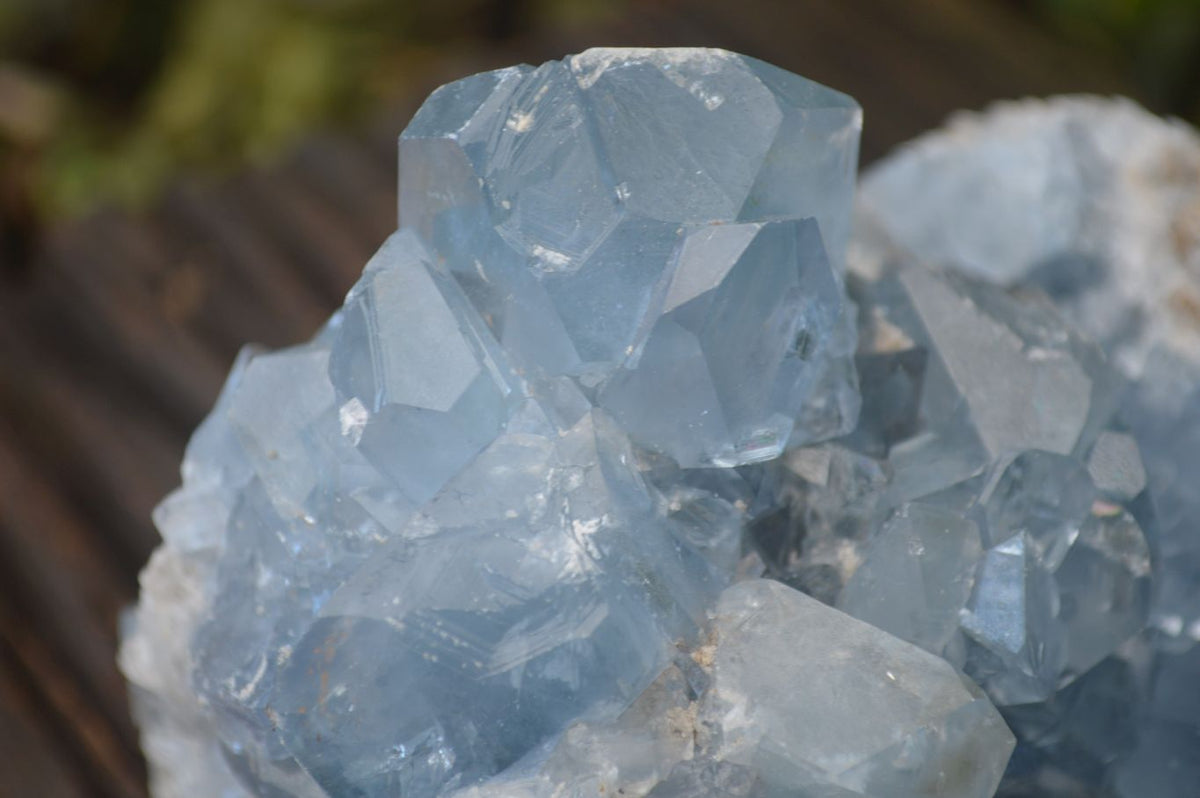 Natural Large Blue Celestite Geode Specimen  x 1 From Sakoany, Madagascar - Toprock Gemstones and Minerals 