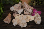 Natural Candle Quartz Clusters  x 5 From Madagascar - TopRock