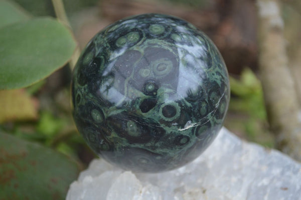 Polished Stromatolite / Kambamba Jasper Spheres  x 2 From Madagascar - Toprock Gemstones and Minerals 