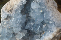 Natural Large Blue Celestite Geode Specimen  x 1 From Sakoany, Madagascar - Toprock Gemstones and Minerals 