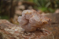 Natural Candle Quartz Clusters  x 5 From Madagascar - TopRock