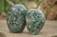 Polished Emerald In Matrix Standing Free Forms x 4 From Sandawana, Zimbabwe - TopRock