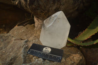 Polished Clear Quartz Crystal Points x 2 From Madagascar - Toprock Gemstones and Minerals 