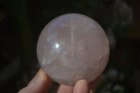 Polished Rare Star Blue Rose Quartz Spheres x 3 From Ambatondrazaka, Madagascar - Toprock Gemstones and Minerals 