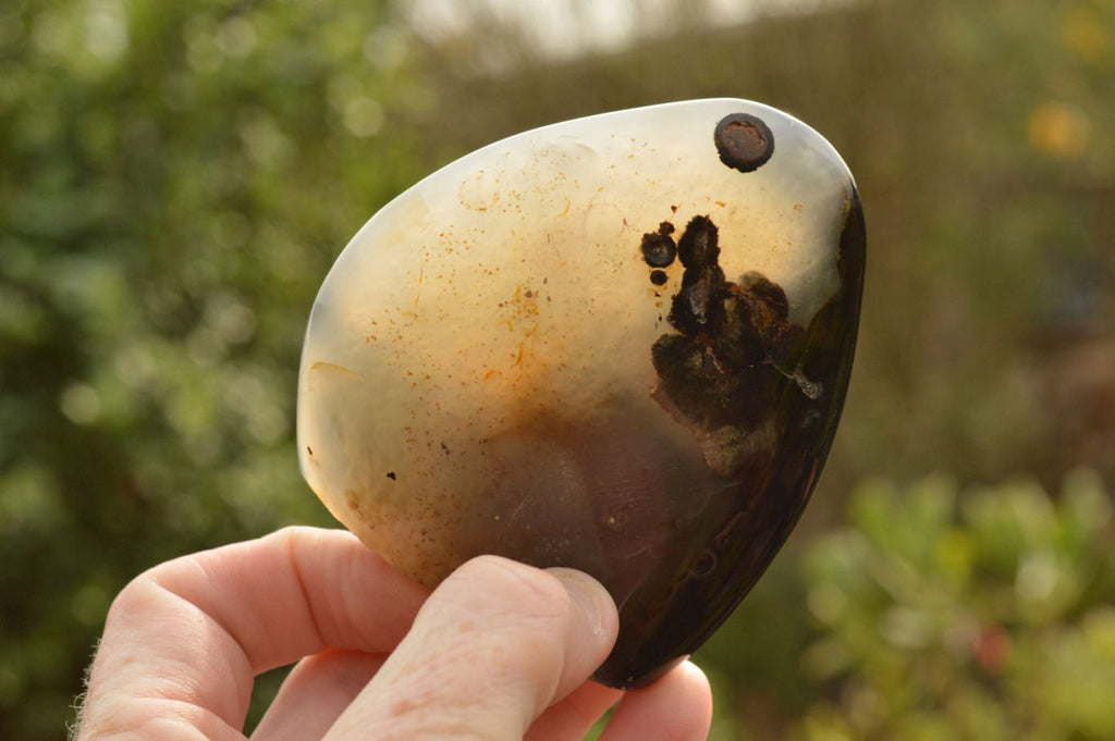 Polished Dendritic Agate Standing Free Forms  x 4 From Moralambo, Madagascar - TopRock
