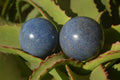 Polished Blue Lazulite Spheres  x 6 From Madagascar - Toprock Gemstones and Minerals 