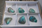 Polished Blue Shattuckite Free Forms  x 6 From Kaokoveld, Namibia - Toprock Gemstones and Minerals 