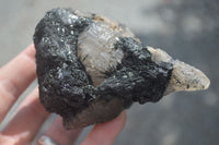 Natural Schorl Black Tourmaline Specimens x 2 From Erongo Mountains, Namibia - TopRock