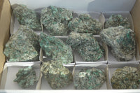 Natural Rare Emerald Mica In Matrix Cobbed Specimens x 12 From Mutoko, Zimbabwe - Toprock Gemstones and Minerals 