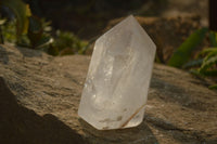Polished Clear Quartz Crystal Points x 2 From Madagascar - Toprock Gemstones and Minerals 