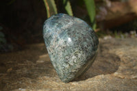 Polished Rare Emerald Mica In Matrix Standing Free Forms x 1 From Mutoko, Zimbabwe - Toprock Gemstones and Minerals 